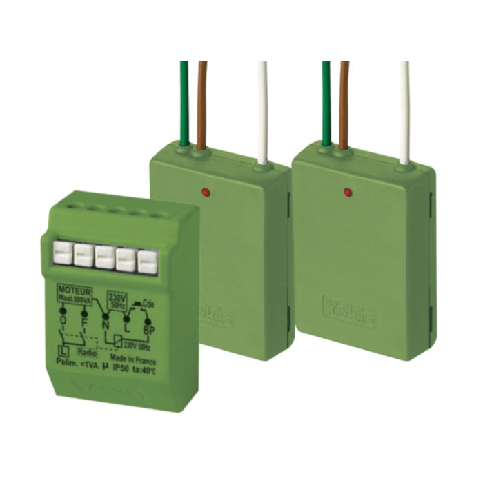 KIT DEVIATORE RADIO PER CONTROLLO LUCI O AUTOMAZIONE, SISTEMA RADIO POWER 5454521