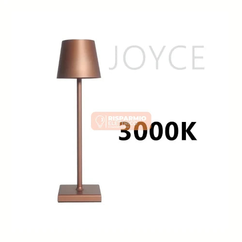 LAMPADA DA TAVOLO RICARICABILE ALCAPOWER JOYCE – 270 LM, 3000 K, IP54