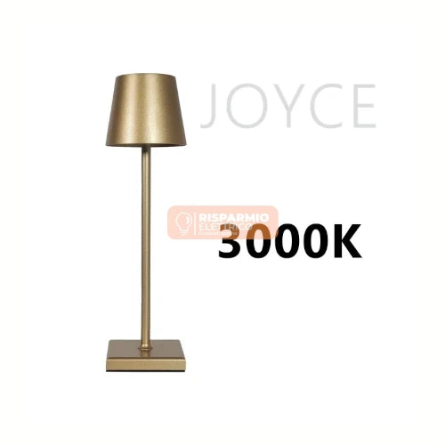 LAMPADA DA TAVOLO RICARICABILE ALCAPOWER JOYCE – 270 LM, 3000 K, IP54