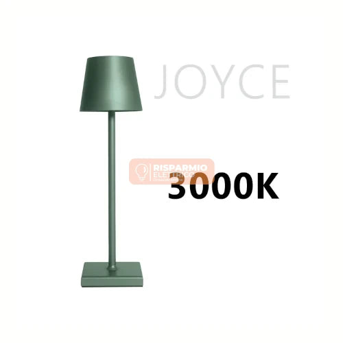 LAMPADA DA TAVOLO RICARICABILE ALCAPOWER JOYCE – 270 LM, 3000 K, IP54