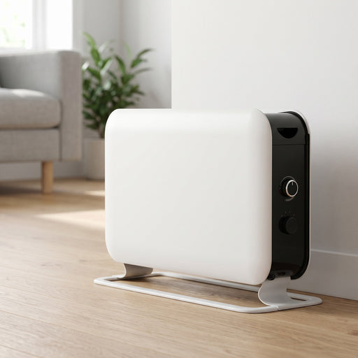 Termoconvettore Elettrico Portatile Mill 2200W, a pavimento in soggiorno