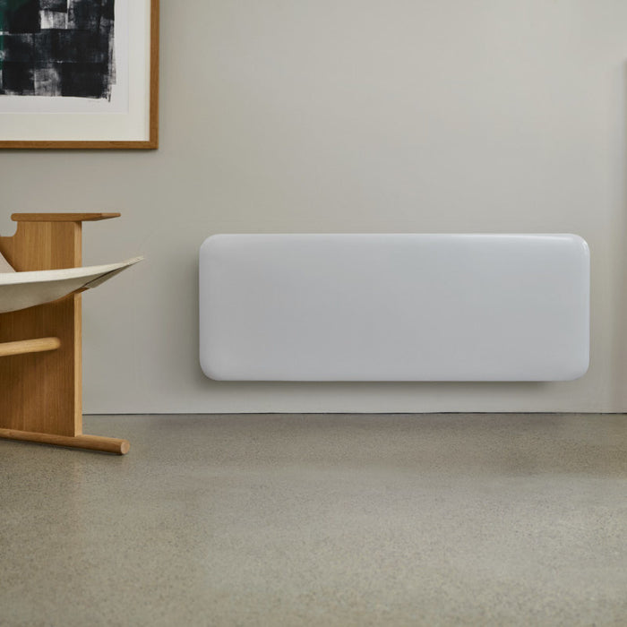 Termoconvettore Mill Invisible Generazione 4 1300 W installato a parete, foto ufficiale Mill