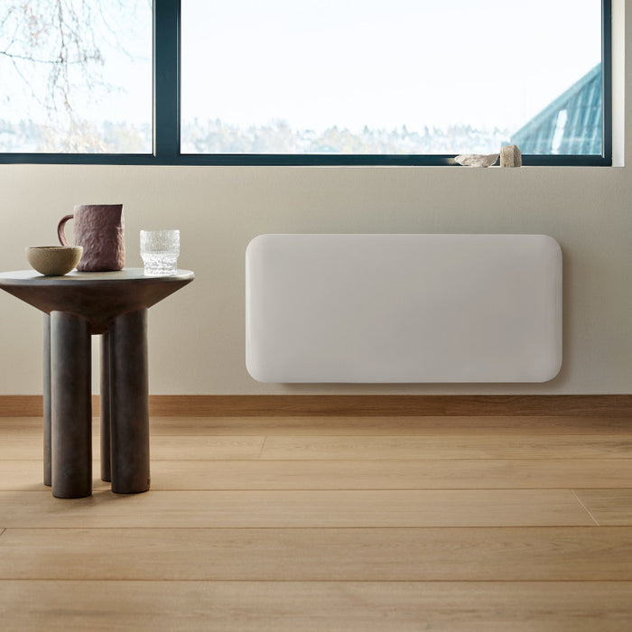 Termoconvettore Mill Invisible Generazione 4 1500 W installato a parete, foto ufficiale Mill