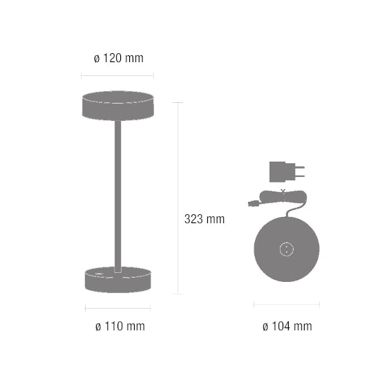 LAMPADA RICARICABILE A LED ASIA
