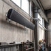 Riscaldatore a Infrarossi Moel Hot Top 3200W con Dimmer, montato in alto nel capannone