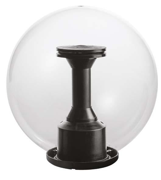 Lampada a Sfera LED da Giardino Mareco Luce Ø400 IP44 – Trasparente
