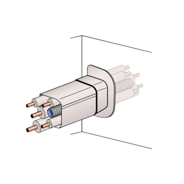 PASSAGGIO A MURO PER CANALINA 80X60 | 90X65 | 125X75
