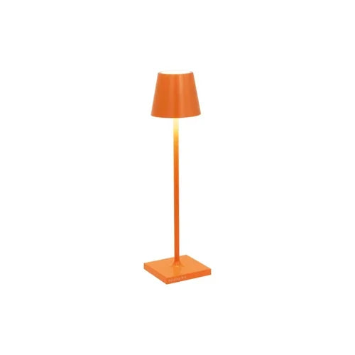 Lampada da Tavolo LED Ricaricabile Zafferano Poldina Pro Micro Touch IP65