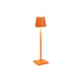 Lampada da Tavolo LED Ricaricabile Zafferano Poldina Pro Micro Touch IP65