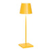 Lampada da Tavolo LED Ricaricabile Zafferano Poldina Pro Micro Touch IP65