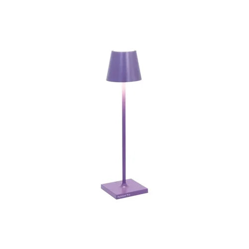 Lampada da Tavolo LED Ricaricabile Zafferano Poldina Pro Micro Touch IP65
