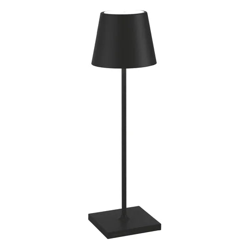 Lampada da Tavolo LED Ricaricabile Zafferano Poldina Pro Micro Touch IP65