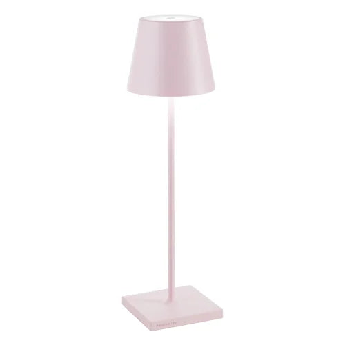 Lampada da Tavolo LED Ricaricabile Zafferano Poldina Pro Micro Touch IP65