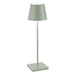 Lampada da Tavolo LED Ricaricabile Zafferano Poldina Pro Micro Touch IP65