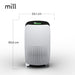 Purificatore d'Aria Mill Silent Pro con Filtro HEPA13 e Wi-Fi – APSILENT