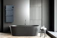 Radialight Onsen grigio antracite in un bagno con vasca