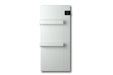 Radiatore scaldasalviette Radialight Onsen 40x90 bianco ghiaccio, vista frontale
