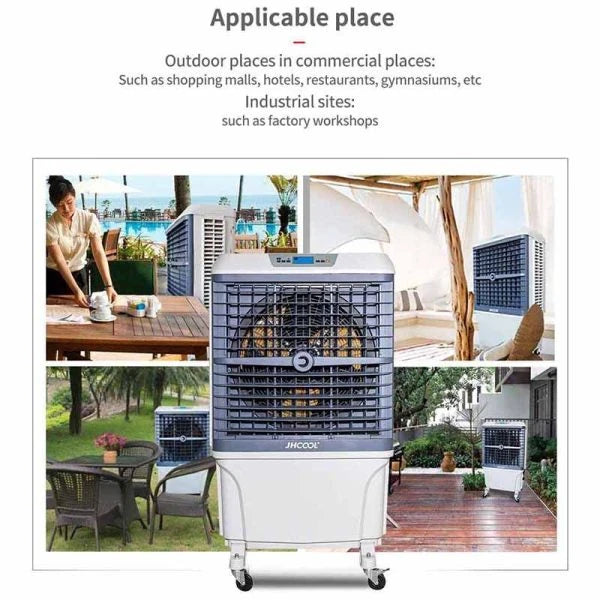 RAFFRESCATORE EVAPORATIVO INDUSTRIALE MOBILE JHCOOL CON BLUETOOTH INTEGRATO