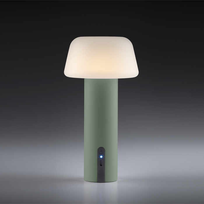 Lampada da Tavolo Pan Seal Ricaricabile LED 2W IP54 Verde