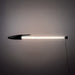 Seletti Bic nera accesa installata in orizzontale a soffitto