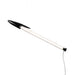 Lampada a sospensione Seletti Bic nera accesa, penna oversize in scala 12:1
