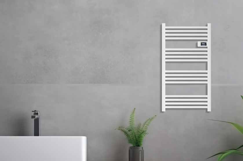 Farho Sella bianco in un bagno, dal catalogo Farho