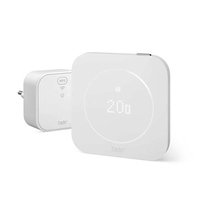 Tado termostato intelligente cablato X starter kit con bridge bianco