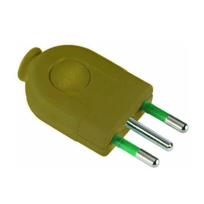 SPINA S11 2P+T 10A SMONTABILE EASY, COLORE ORO