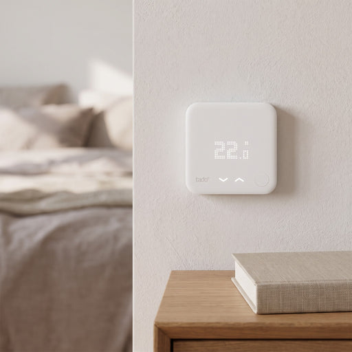 Sensore di Temperatura Wireless Tado, in camera, sopra il comodino