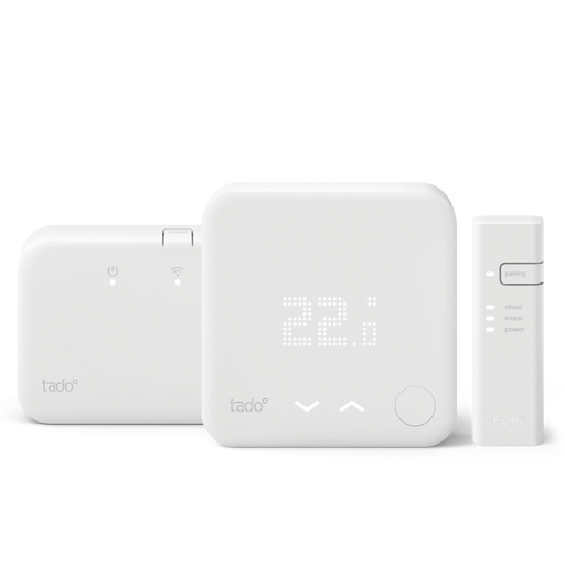 Kit termostato wireless Tado V3+: ricevitore, termostato e bridge, foto ufficiale