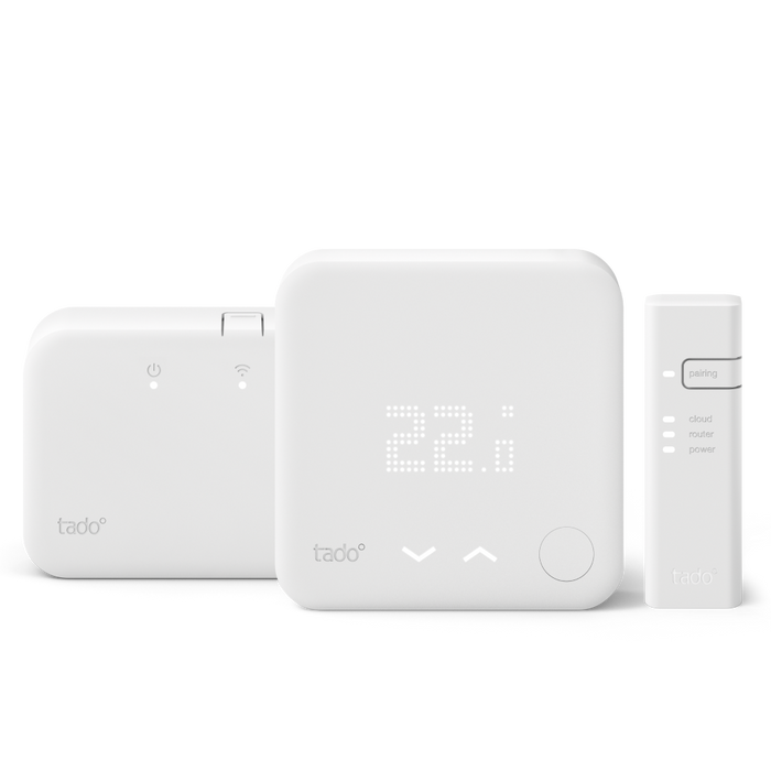 Kit termostato wireless Tado V3+: ricevitore, termostato e bridge, foto ufficiale