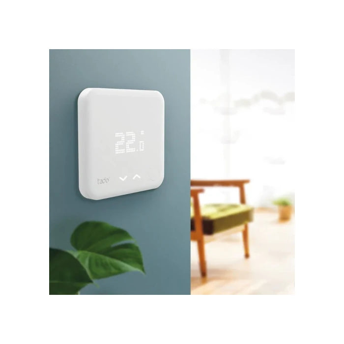 TERMOSTATO CABLATO TADO V3+ KIT DI BASE BIANCO/NERO