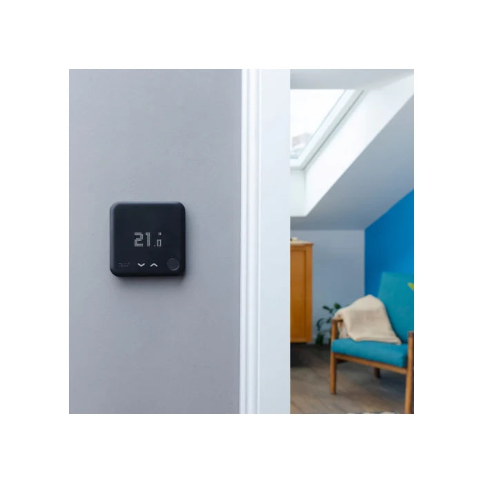 TERMOSTATO CABLATO TADO V3+ KIT DI BASE BIANCO/NERO
