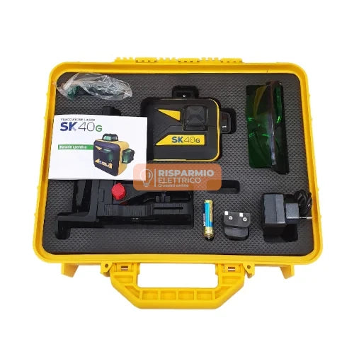 TRACCIATORE LASER SPEKTRA SK 40 G 360° – RAGGIO VERDE, AUTOLIVELLANTE IP54