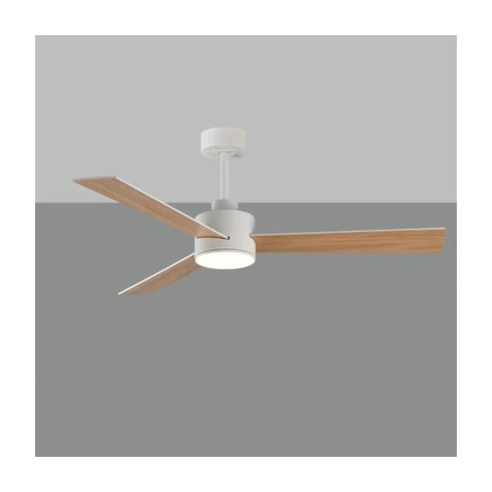 VENTILATORE DA SOFFITTO SHAMAL REVERSIBILE BIANCO/FAGGIO 132 CM – ACB V2522030B