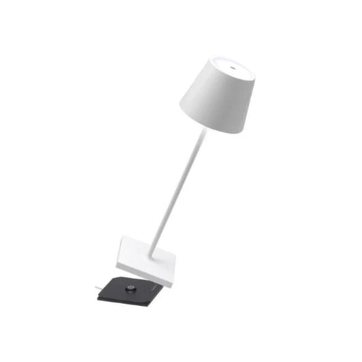 Lampada da Tavolo LED Ricaricabile Zafferano Poldina Pro Touch IP65