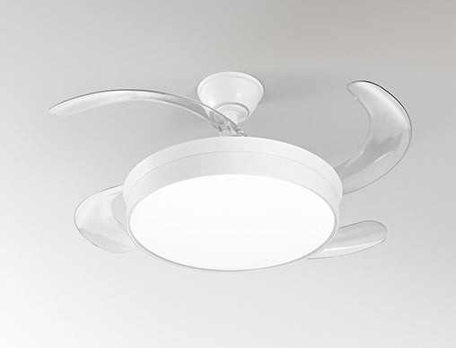 Ventilatore da Soffitto Perenz Open+ Ø106cm Pale a Scomparsa Reversibile con Luce CCT