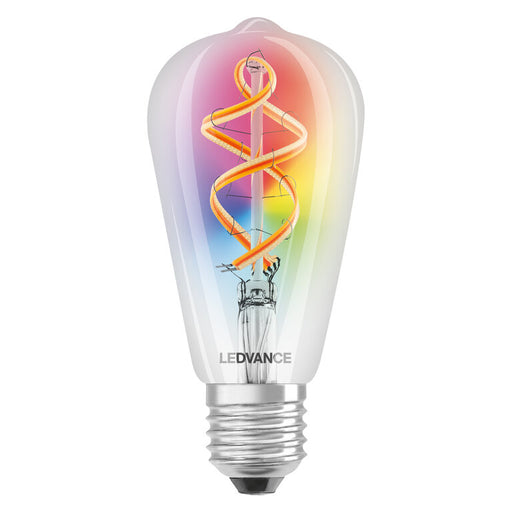 Lampadina LED Smart Wi-Fi Ledvance Smart+ Edison Filamento RGBW E27 4,5W