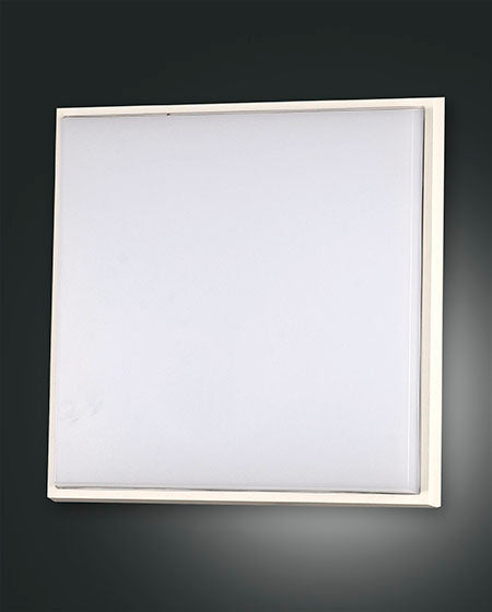 Plafoniera LED Fabas Luce Desdy 30W 3220lm Warm White Bianco/Nero IP54