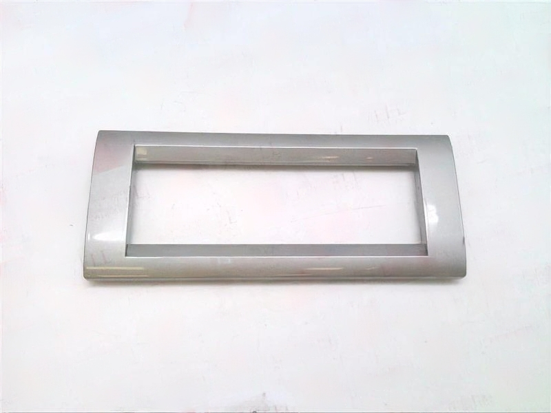 RiteAV Placca A Muro Cat6 1 Porta RJ45 - Colore Grigio/Bianco Con Staffa Per Cartongesso Inclusa - Jack Keystone Removibile